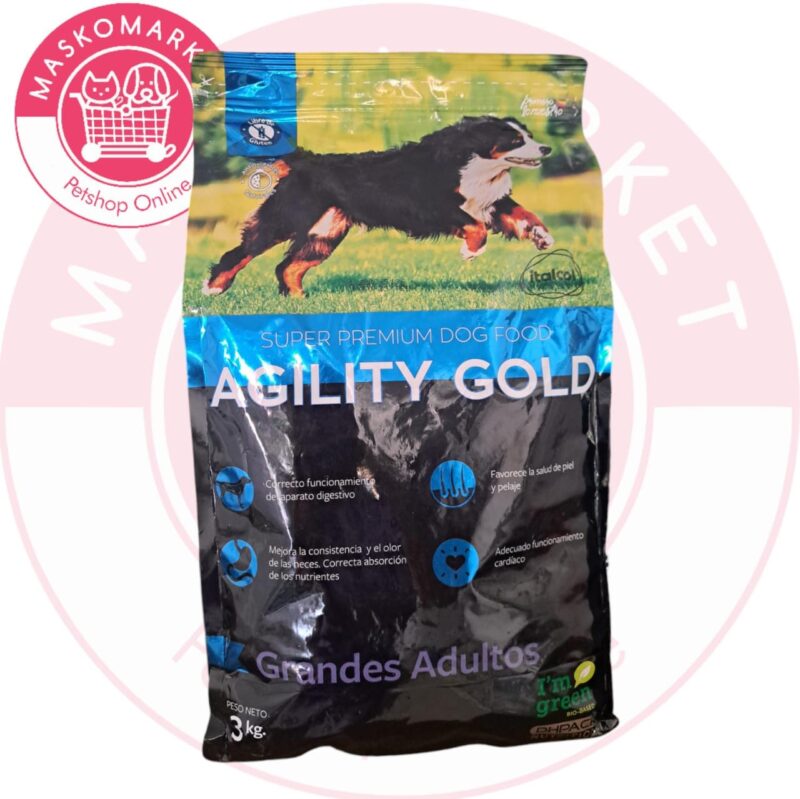 AGILITY GOLD GRANDES ADULTOS POR 15 KG